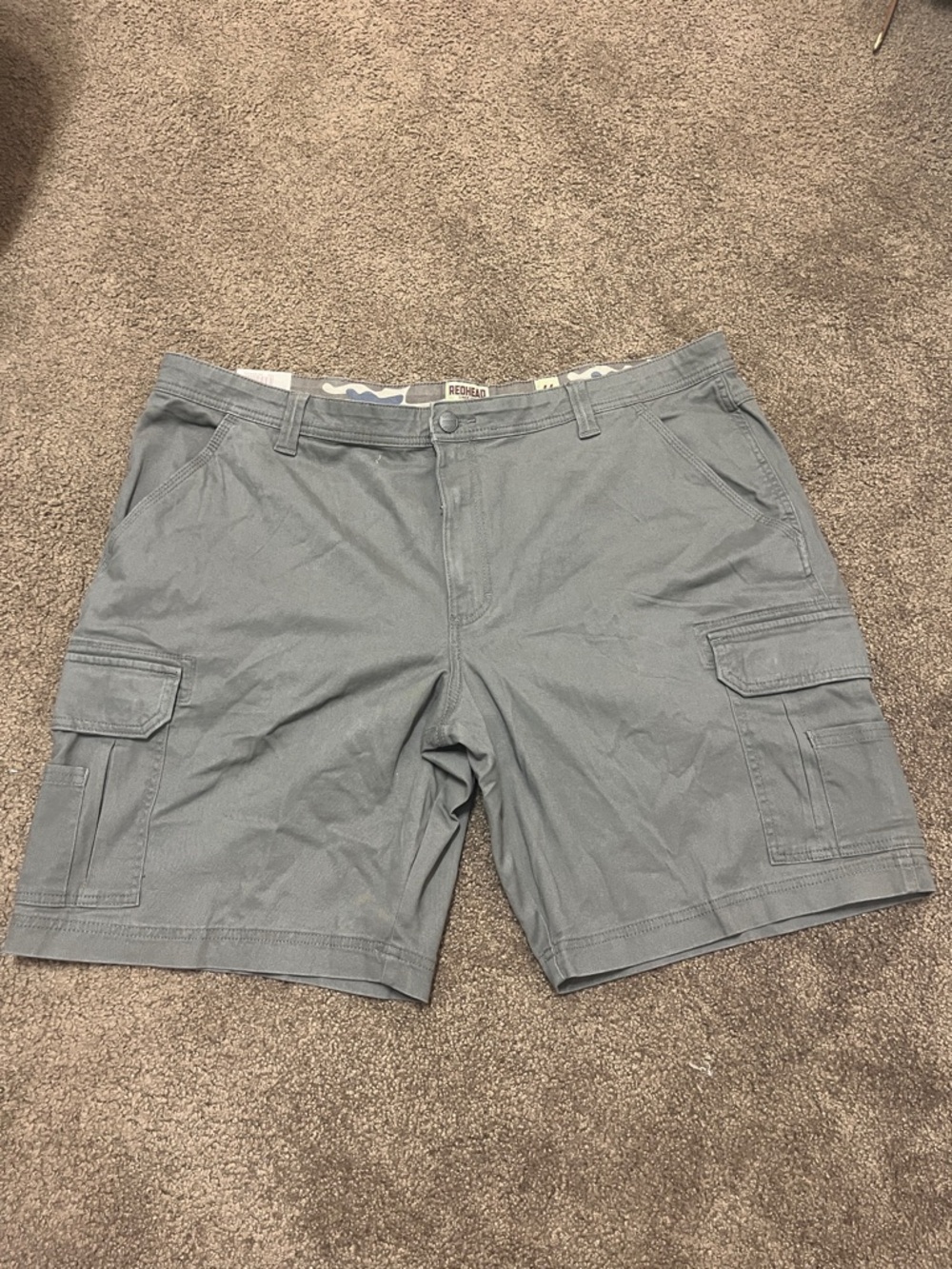 RedHead Men's Gray Utility Cargo Shorts